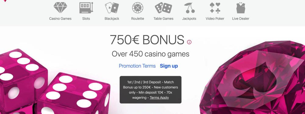 Ruby Fortune Casino Bonuses